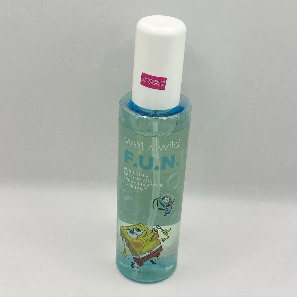 Wet n Wild Makeup X SpongeBob F.U.N. FUN Purifying Setting Face Mist 3.4 oz